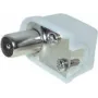 Coaxial Angle Connector ShiverPeaks 82020-K — small screw connection, right-angle coax adapter