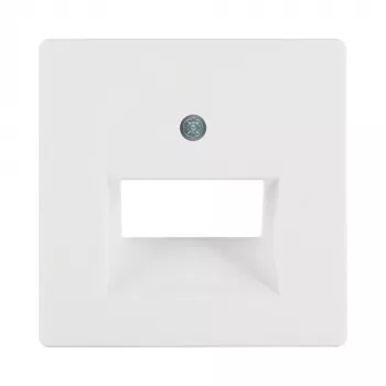 Wall plate / switch cover Berker 14096089 — White plastic, pack of 10