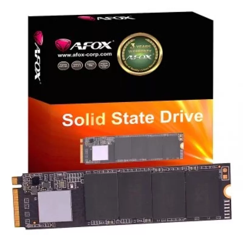 M.2 NVMe SSD AFOX ME300-256GN — 256GB, PCIe 3.0, 2000/1400 MB/s, 3D NAND
