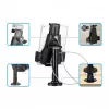 Manhattan iPad & Tablet Desk Stand, Lockable, Wall Mountable, Secure Anti-Theft, 7.9 inch to 10.5 inch tablets, 360° Rotation, +/- 70° Tilt, 330° Swivel, Black, Lifetime Warranty