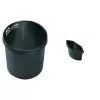 helit Abfall-Insert for Waste Paper Bin H61064, black 2 Liter Capacity, zum hanging, without cap (H6107495)