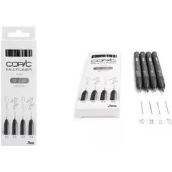 COPIC Multiliner Fineliner assorted colours 0.3 + 0.5 mm, 4 pc(s) (22075634)