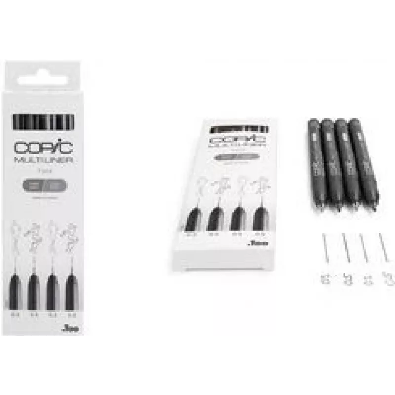 COPIC Multiliner Fineliner assorted colours 0.3 + 0.5 mm, 4 pc(s) (22075634)