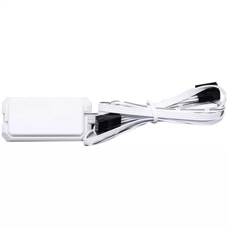 Lian Li UNI FAN TL Wireless LCD 120 White — 120mm PWM fan with wireless LCD controller