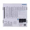 Electronic personal scale Omron VIVA — square, black, max 150 kg, 100 g accuracy, body fat/BMI/BMR, 30-user memory