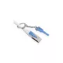 Patch cable RJ45 - CAT6A 500Mhz - 0.25m - gray - S-STP(S/FTP) - with lock - AWG26 - Synergy 21