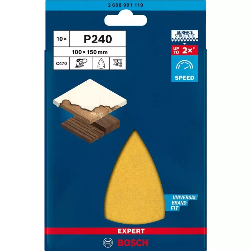 Bosch 2 608 901 119 rotary tool grinding/sanding supply Wood Sanding sheet