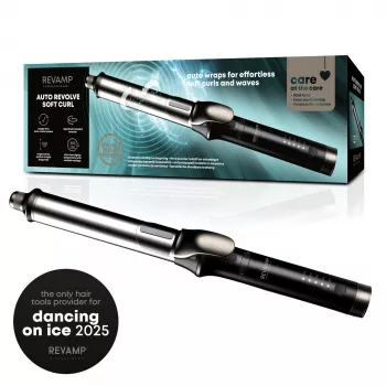Curling iron Revamp CL-3000-EU with 25mm auto-revolve barrel