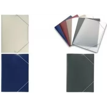 ELBA elasticated folder image, DIN A4, made from PP, Anthracite (33490 AZ) (33490 AZ)