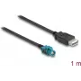 DeLOCK Cable HSD Z female to USB 2.0 Type-A female 1 m