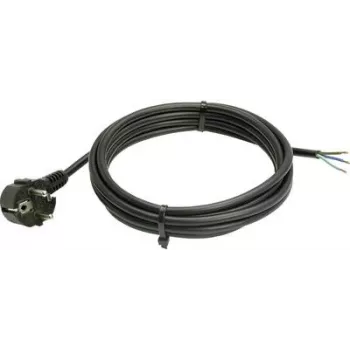 Power supply cable AS Schwabe 70832, mains lead, black, 3.00 m