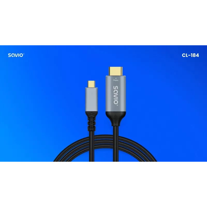 Cable USB-C to HDMI v2.0b, 3m, copper CL-184