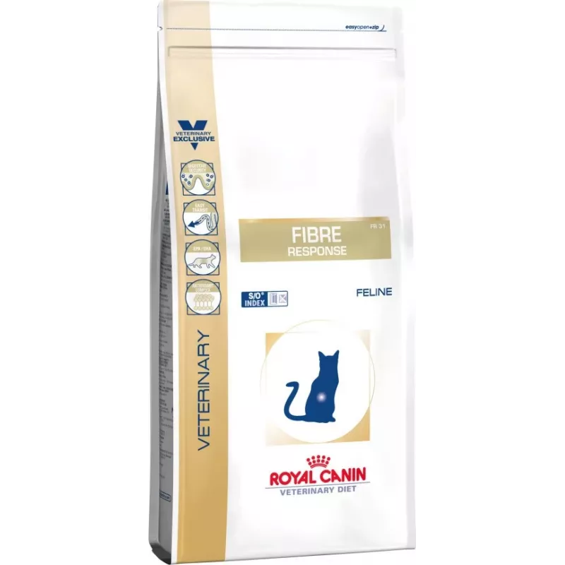 Dry cat food Royal Canin Fibre Response Adult 2 kg — chicken, digestive support, antioxidants