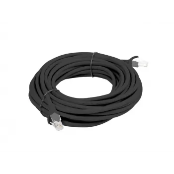Network cable LANBERG PCU5-10CC-0500-BK Cat5e U/UTP RJ-45 — 5 m, black, CCA conductor