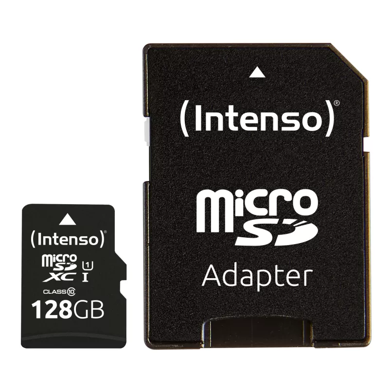 Flash Memory Intenso 128GB microSDXC UHS-I Class 10