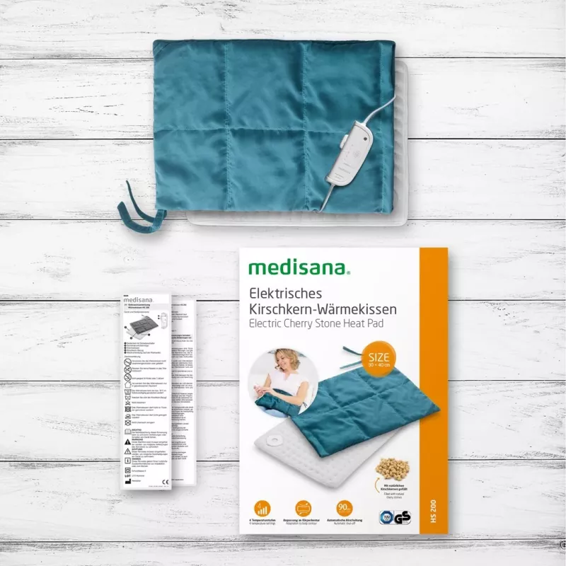 Medisana HS 200 cherry stone 3-in-1 heating pad, blue