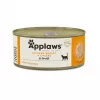 Canned adult cat food Applaws Chicken Breast with Cheese in Broth, 156 g, 15% protein, 2% fat, 80% moisture