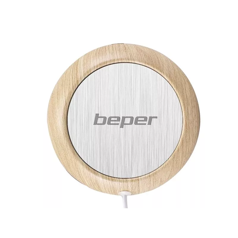 Cup holder Beper P201UTP003 Silver Wood
