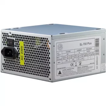 Inter-Tech SL-700 Plus - Power Supply (Internal) - ATX12V 2,4 - AC 230 V - 700 Watt - active PFC (88882141)