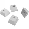 GLORIOUS GPBT Backlit Keycaps — PBT White, ANSI layout