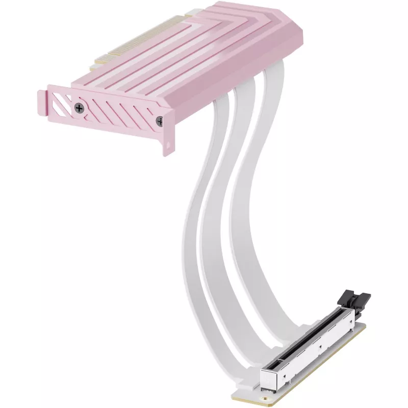 PCIe 5.0 Hyper Riser cable HYTE ACC-HYTE-PCIE50-SM, 20 cm, pink/white