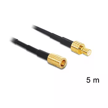 Coaxial Cable DeLOCK 88649 5 m SMB Black
