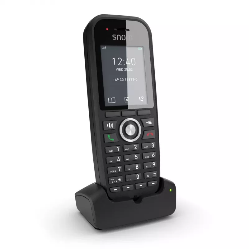 DECT telephone Snom M30 IP DECT Handset Wireless handset Black