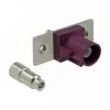 Coaxial connector DELOCK 89819 FAKRA D male, gold-plated contacts, 21.2×24×7.5 mm