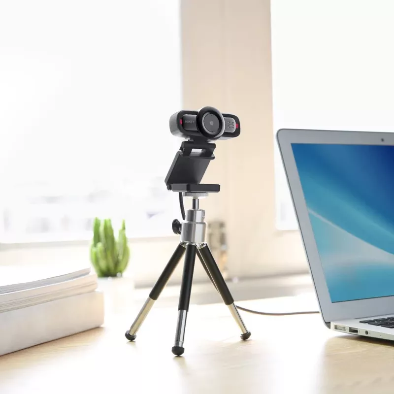 Webcam AUKEY PC-LM3 2 MP 1920 x 1080 pixels USB 2.0 Black