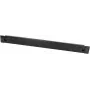 LogiLink Professional - Rack-blanking panel - Black, RAL 9005 - 1U - 48.3 cm (19)