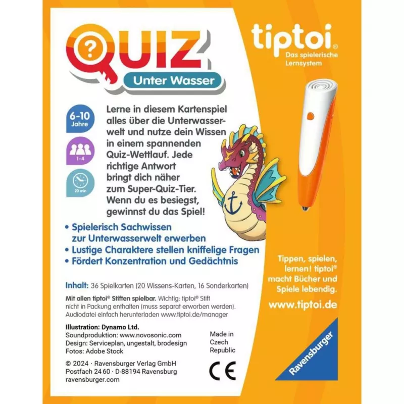 tiptoi Quiz Underwater, Quiz Game
