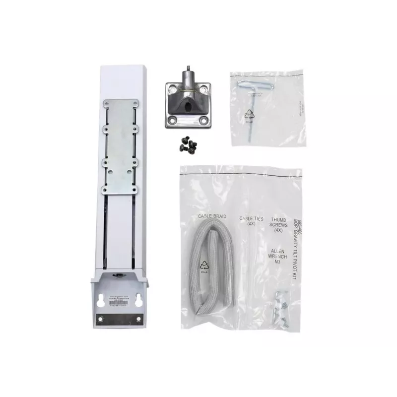 Monitor Mount Ergotron 98-029 68.6 cm (27 inch) Metallic White Desk