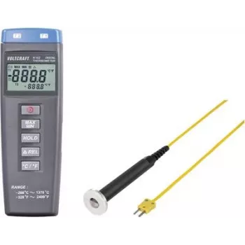 VOLTCRAFT K102 + TP 302 temperature measuring instrument -200 to +1370 °C Probe Type K