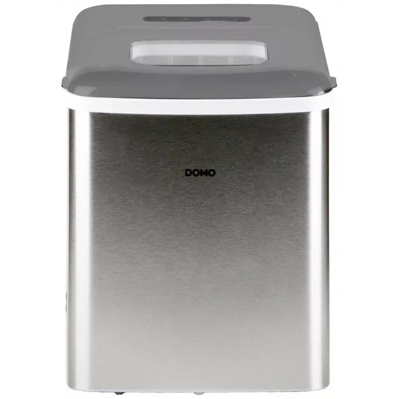 Portable ice cube maker Domo DO9253IB — 12 kg/24h, 1.8 L water tank, stainless steel