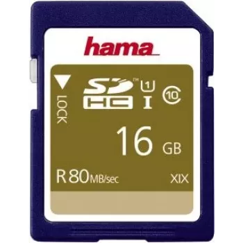 Hama 00124134 memory card 16 GB SDHC UHS-I Class 10