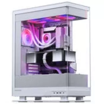 PHANTEKS Evolv X2 Matrix PC-Enclosure, Midi-Tower, E-ATX, Tempered Glass, Matrix LED - White