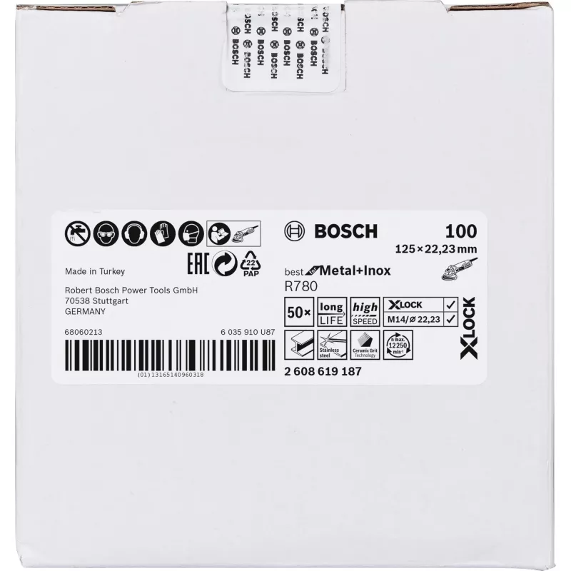 Bosch 2 608 619 187 rotary tool grinding/sanding supply Steel Sanding disc