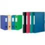 ELBA Memphis Filing Box, Fill Height 80mm, A4, Green, PP 0.7mm, with Writable Spine Label (98802914)