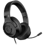 LORGAR Noah 101, Gaming headset with microphone, 3.5mm jack connection, cable length 2m, foldable design, PU leather ear pads, size: 185*195*80mm, 0.245kg, black