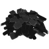 LABEL THE CABLE PRO Wall Velcro Cable Holder Set of 50 - black