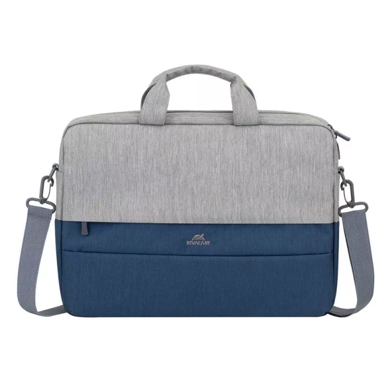 Rivacase 7532 39.6 cm (15.6) Briefcase Blue, Grey