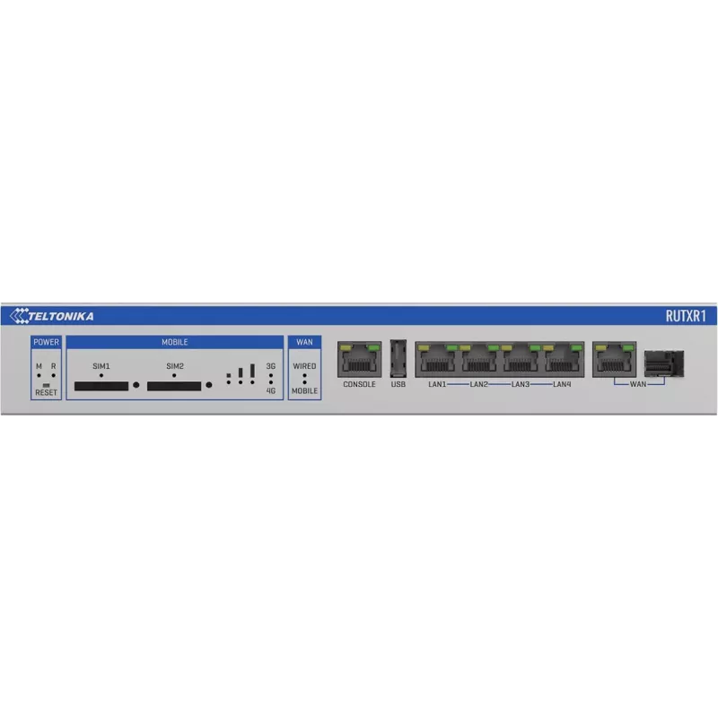 Teltonika RUTXR1 Enterprise rack-mountable SFP/LTE router