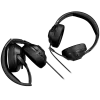 LORGAR Noah 101, Gaming headset with microphone, 3.5mm jack connection, cable length 2m, foldable design, PU leather ear pads, size: 185*195*80mm, 0.245kg, black