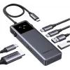 Ugreen Uno - Hub - 6-in-1 USB C - 1 x HDMI + 2 x USB-C 3.2 Gen 2 + 2 x USB-A 3.2 Gen 2 + 1 x USB-C (Spannungsversorgung) (35998)