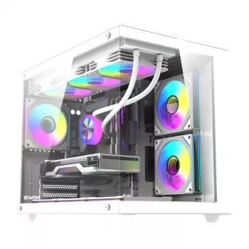 Computer case DarkFlash B275 PRO (white) with 6 fans