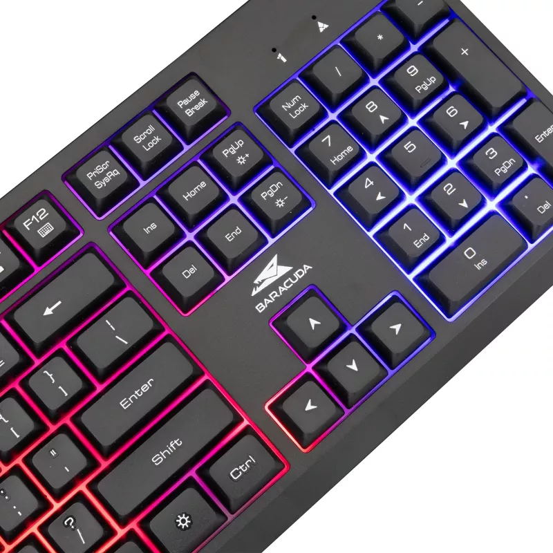 Baracuda Starfish Black US keyboard model STARFISH — compact layout, US layout