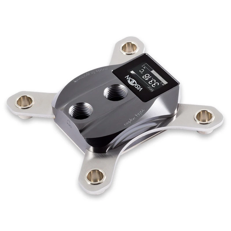 Water block Aqua-Computer cuplex kryos NEXT with VISION for LGA 1700 PVD/Nickel