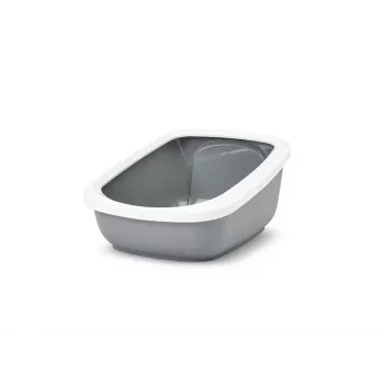 Litter box Savic Aseo Jumbo enclosed cat tray 67.5×48.5×29 cm, grey, plastic