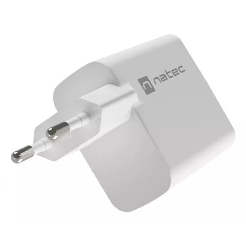 NATEC NUC-2144 Mobile Device Charger Universal White AC Fast Charging Indoor