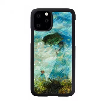 Protective smartphone case iKins for iPhone 11 Pro, black, slim fit
